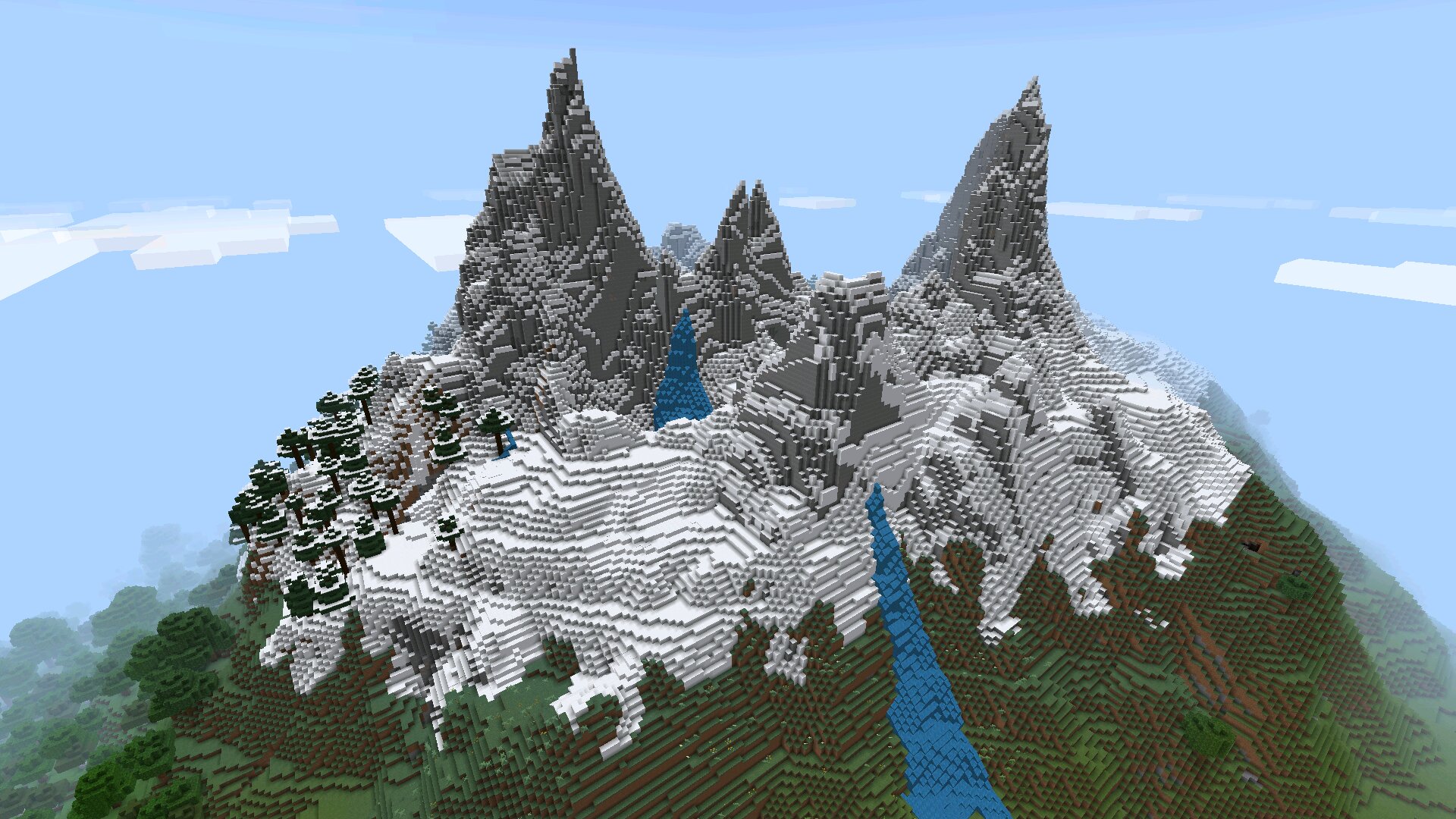 Mountain from Best Seeds For Minecraft PE Latest Version