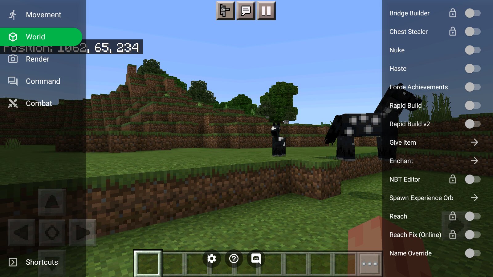 Toolbox from Cheats for Minecraft Pocket Edition Latest Version